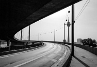Düsseldorf, Rheinkniebrücke - Structure II